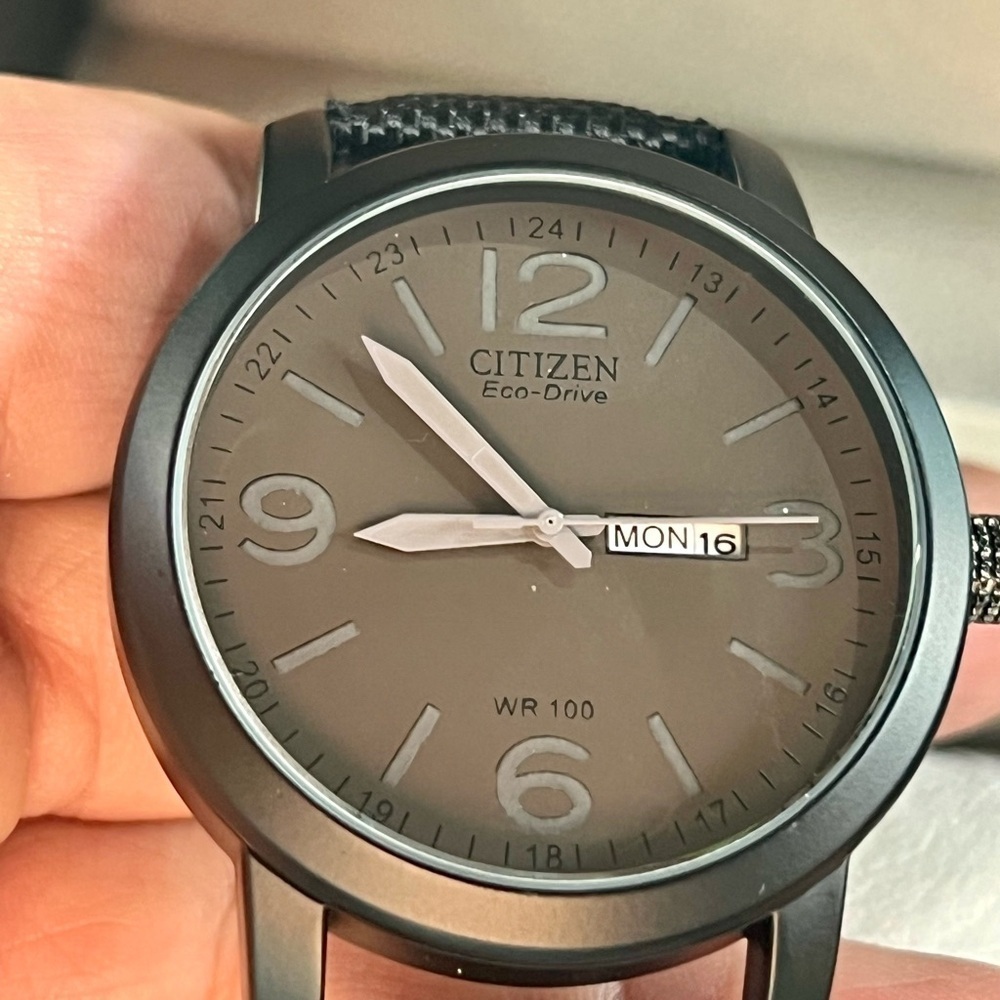 Citizen Eco-Drive Day Date Casual Designer Sport Men’s Watch - Picture 6 of 7